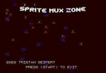 Sprite multiplexing demo